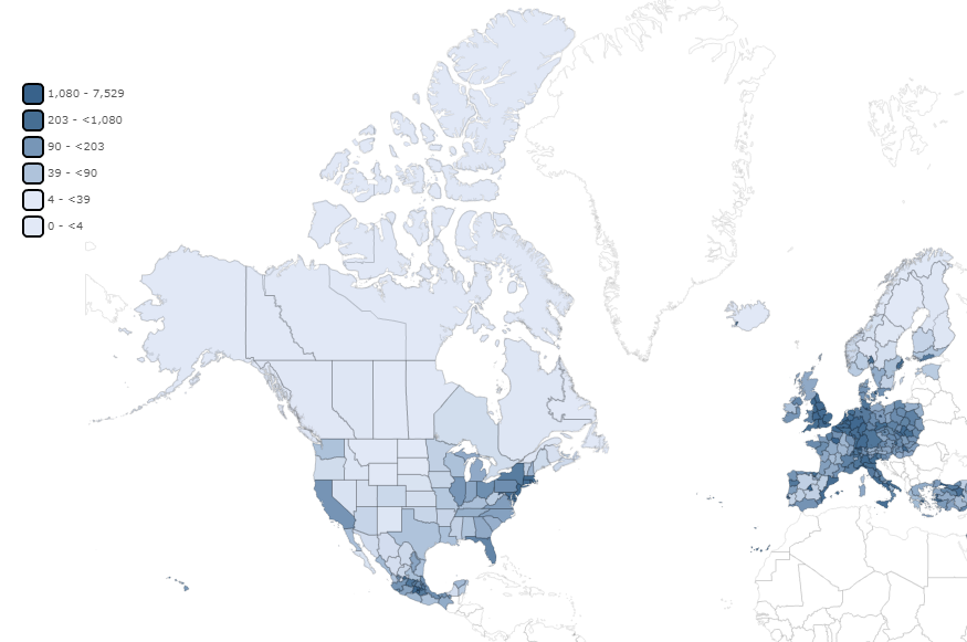 Vast Geographic Territory